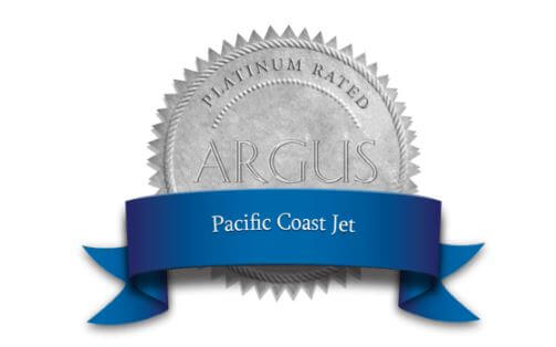 Pacific Coast Jet achieves ARGUS Platinum rating