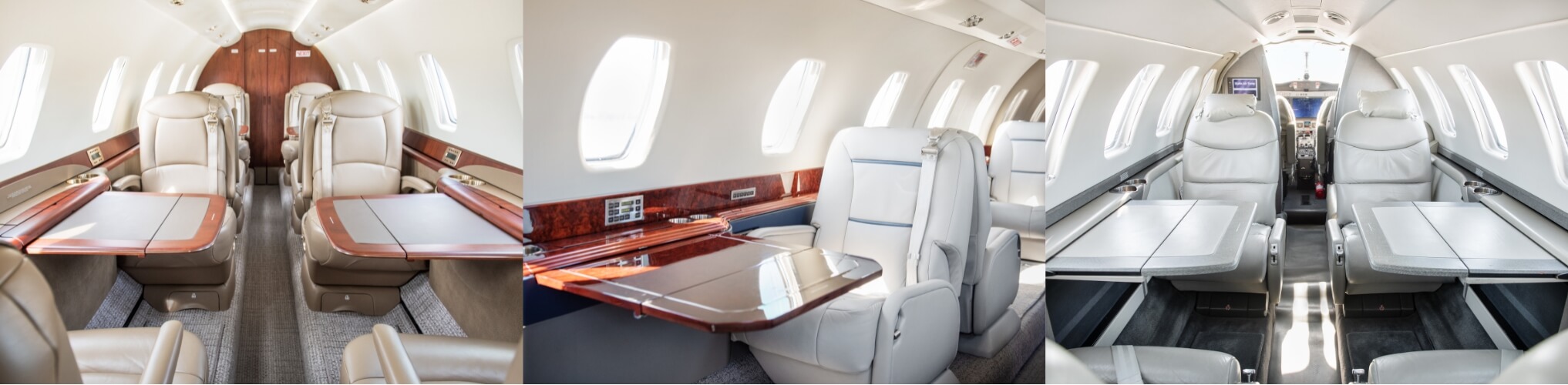 PCJ Private Jet interior shots